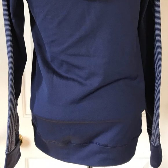 Under Armour EVO ColdGear 1/2 Zip Striped Lightweight Loose Fit Running Hoodie S - Picture 6 of 6